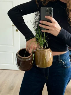 Berit, brun ø 12 cm