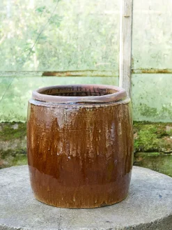 Berit krukken, ø 33, brun