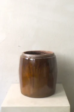 Berit krukken, ø 33, brun