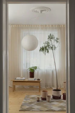 Hoff krukke, raw grey + Burgundy underskål