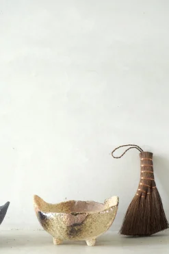 Japansk bonsai krukke, håndlavet, brun