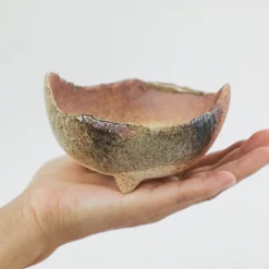 Japansk bonsai krukke, håndlavet, brun