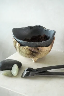 Japansk bonsai krukke, håndlavet, brun