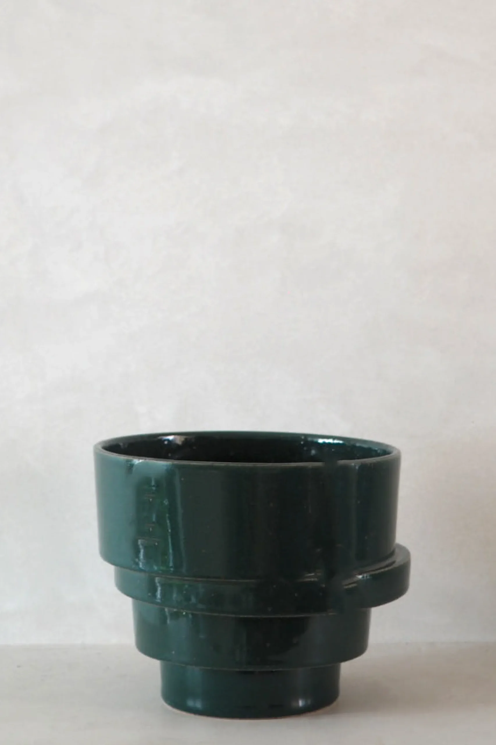 Stabel krukke, mørkegrøn